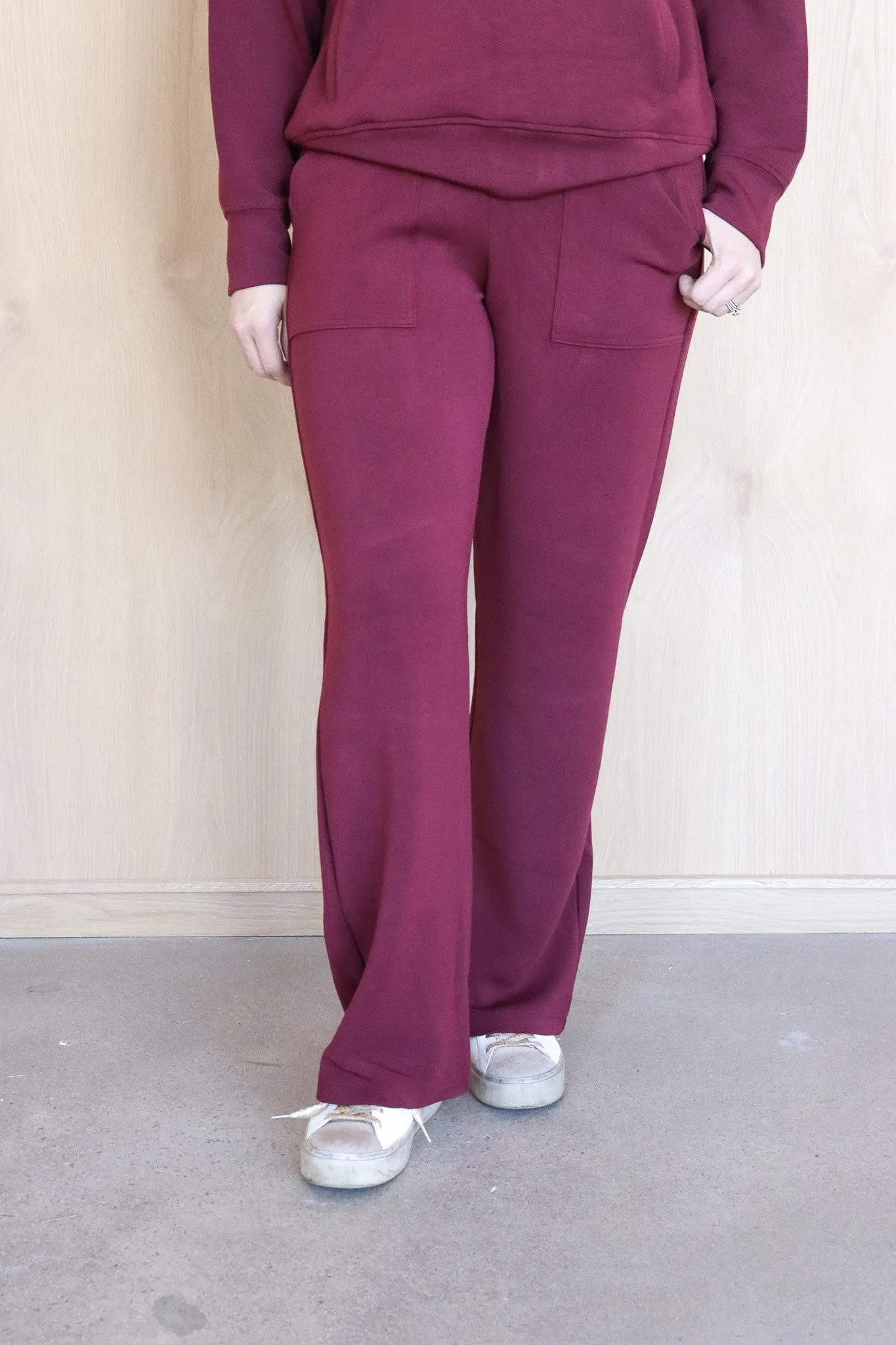 Straight Lounge Pants with Pockets