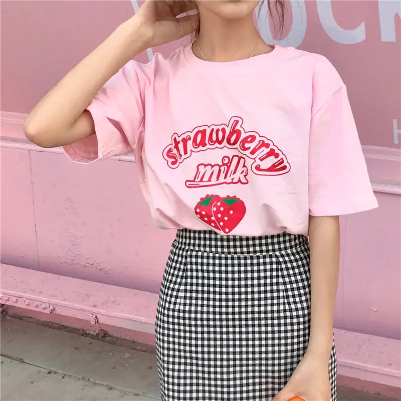 Strawberry Milk Tshirt