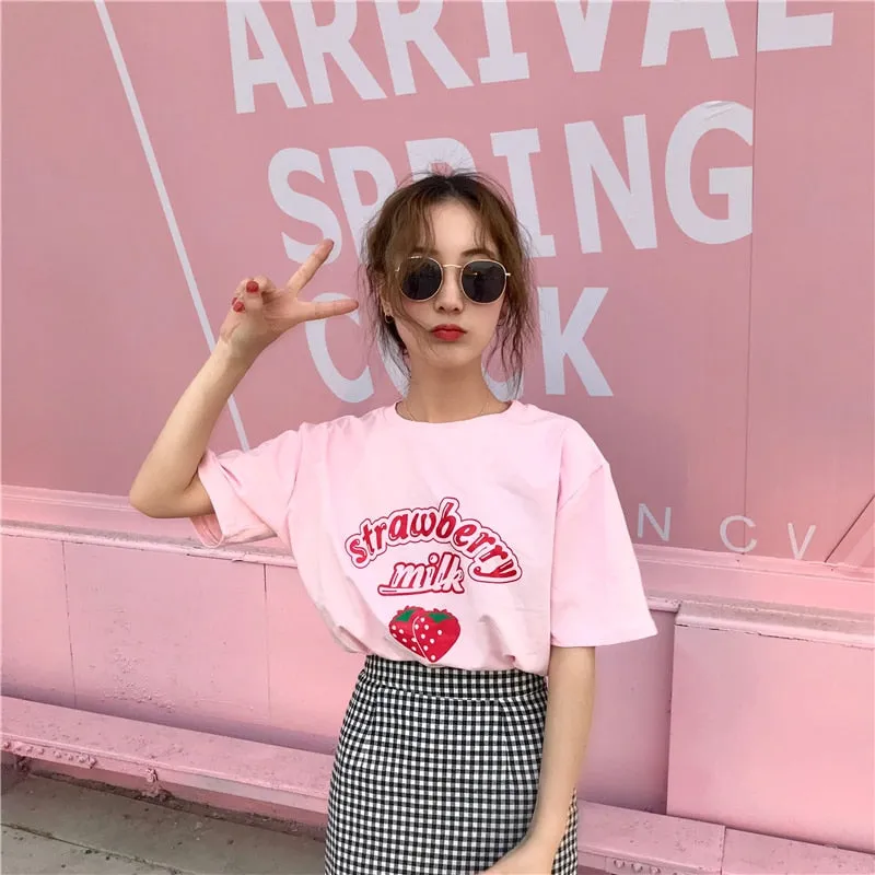 Strawberry Milk Tshirt