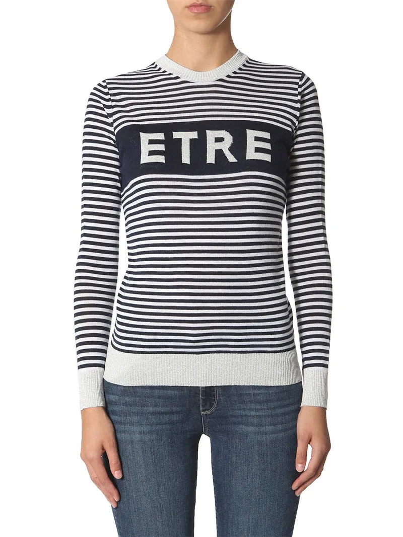 Striped Logo Jumper