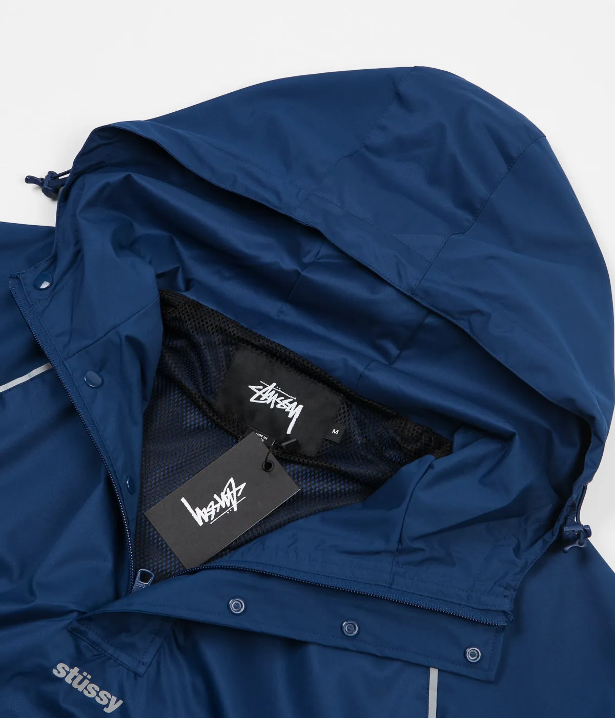 Stussy 3M Piping Pullover Jacket - Navy