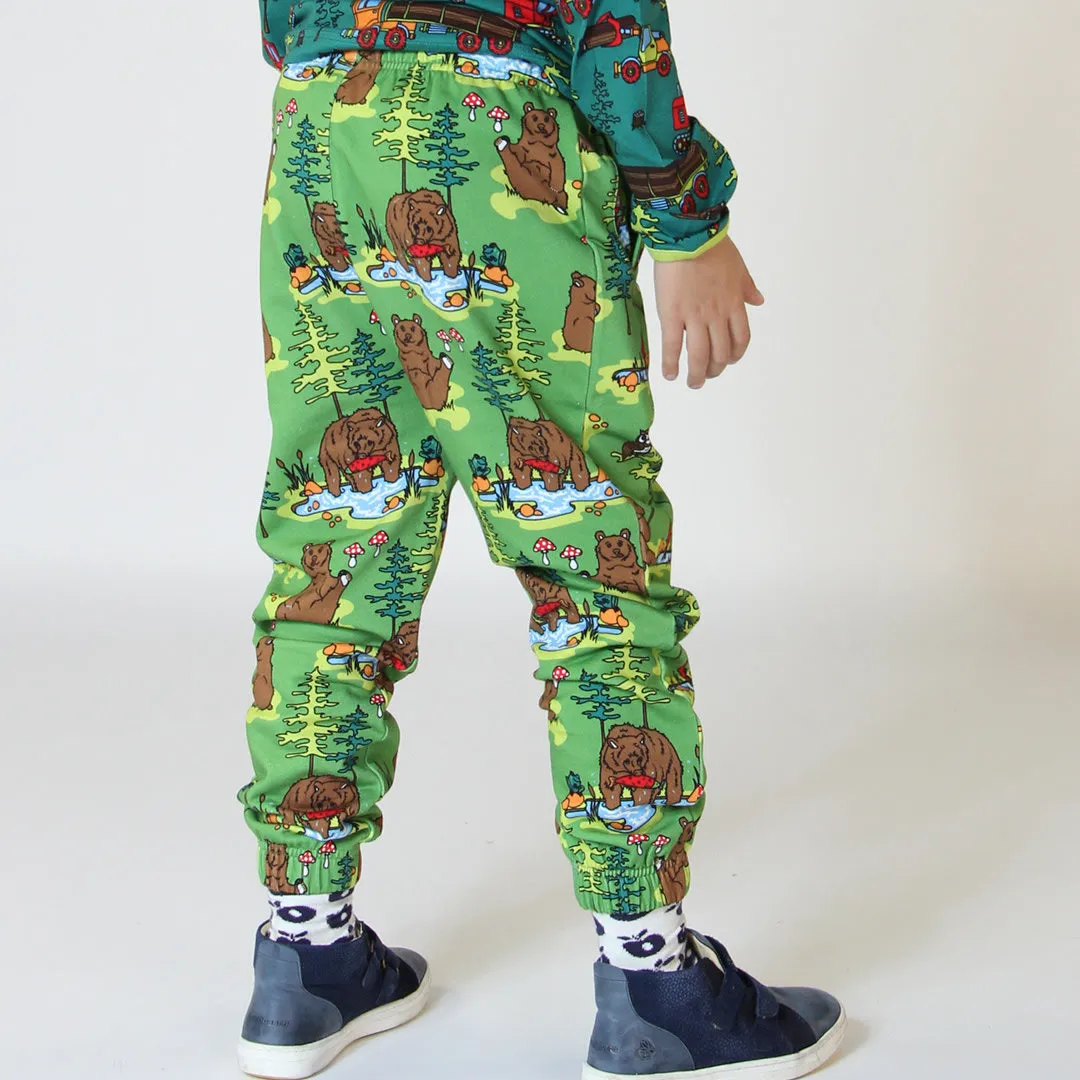 Sweatpants with bears