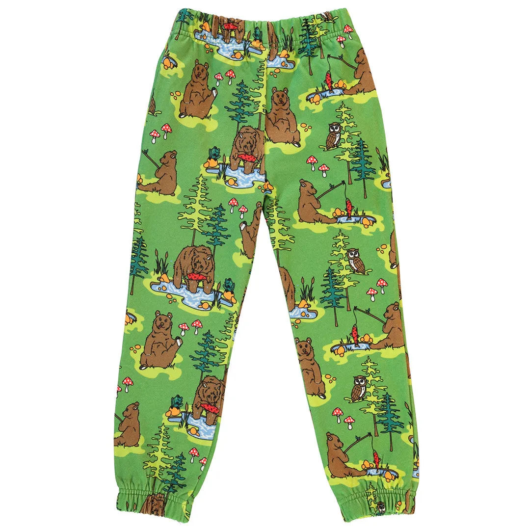 Sweatpants with bears