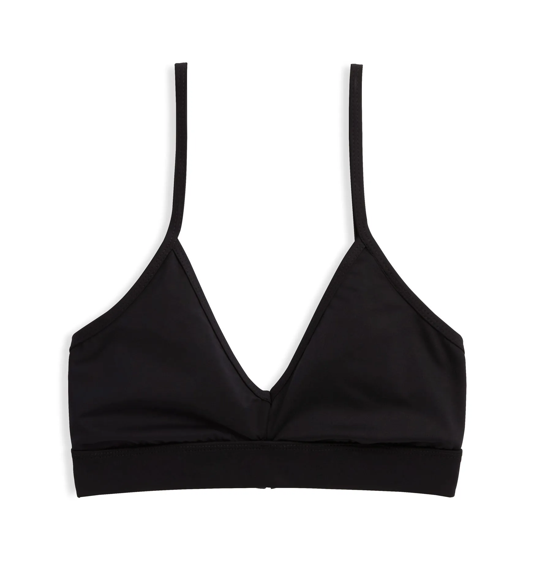 Swim Triangle Top - Black