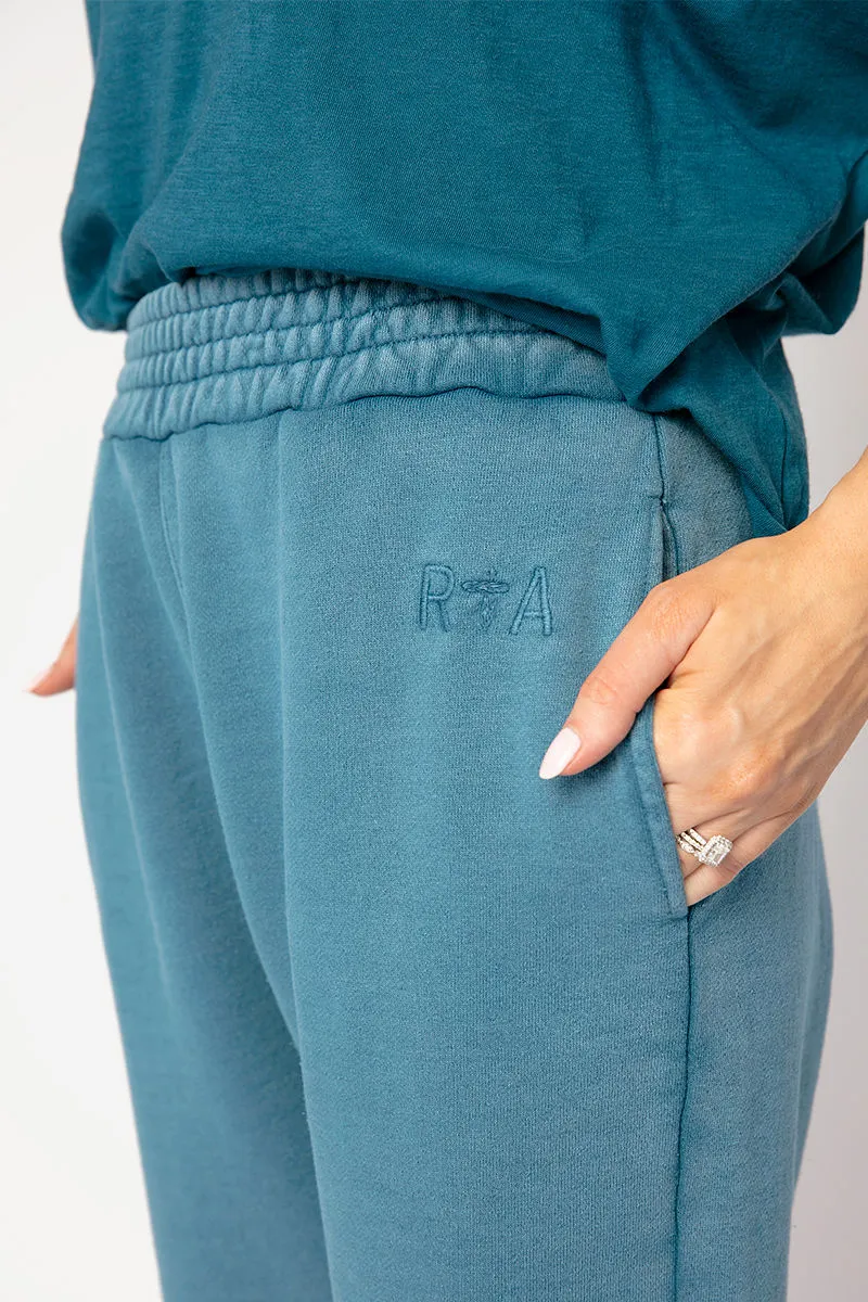 Sydney Sweatpants in Aqua Blue