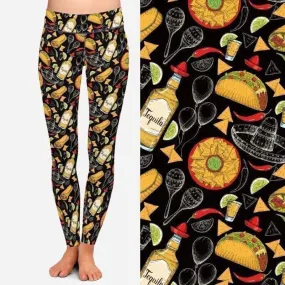 Tacos & Tequila Leggings