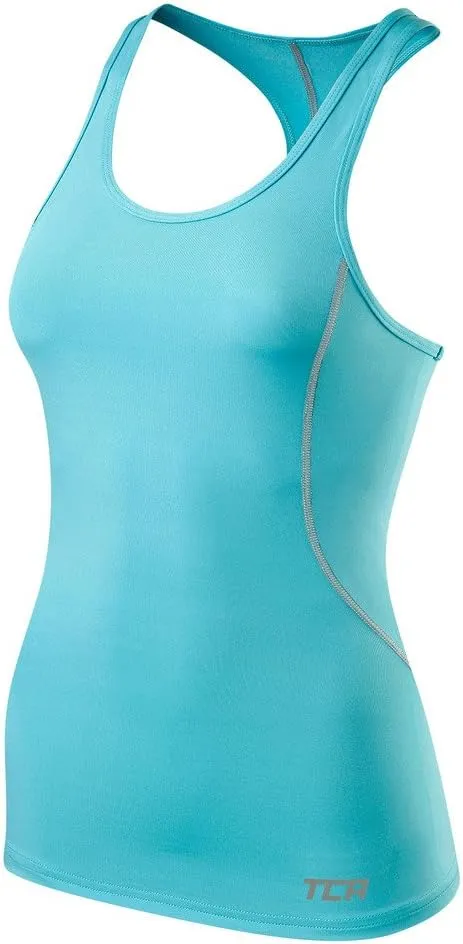 TCA Pro Performance Womens Running Vest Tank Top - Blue