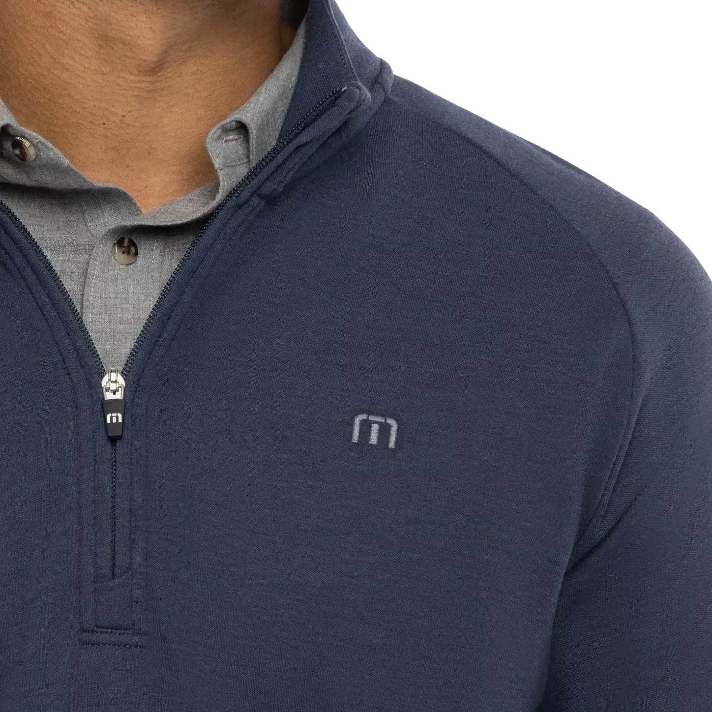 Travis Mathew Upgraded Golf Quarter Zip - Navy