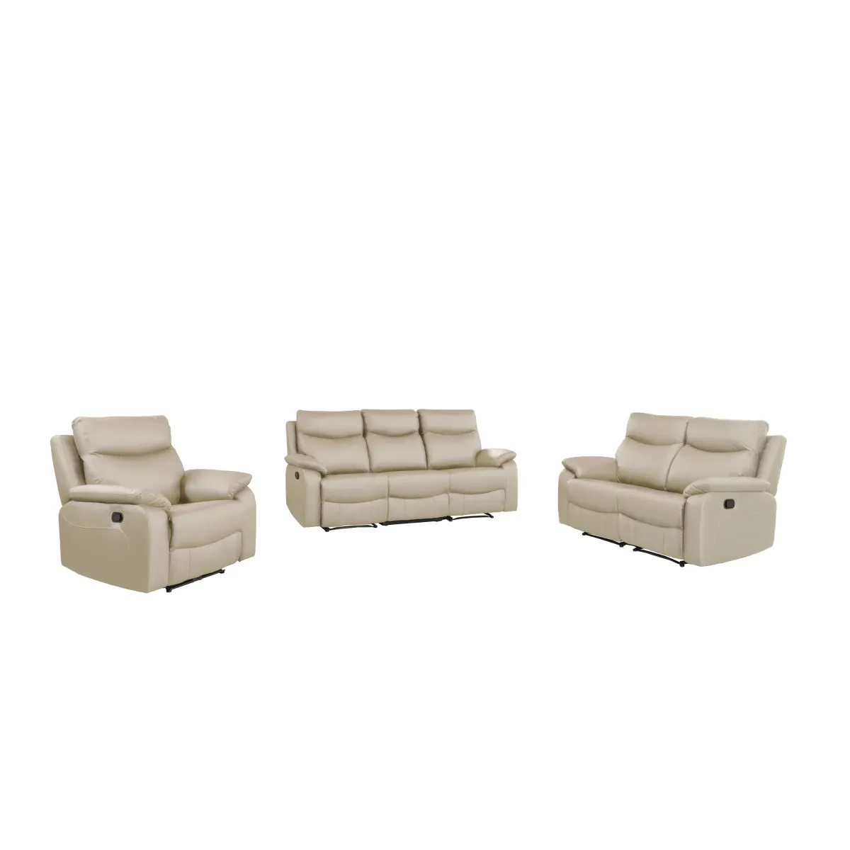 Ultimate Comfort Reclining Sofa - Top Grain Leather