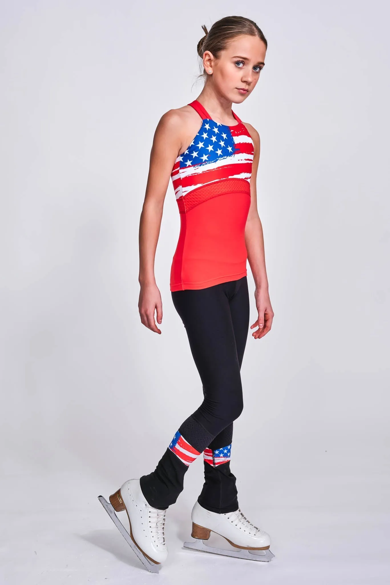 Unite Tank Top-USA Red