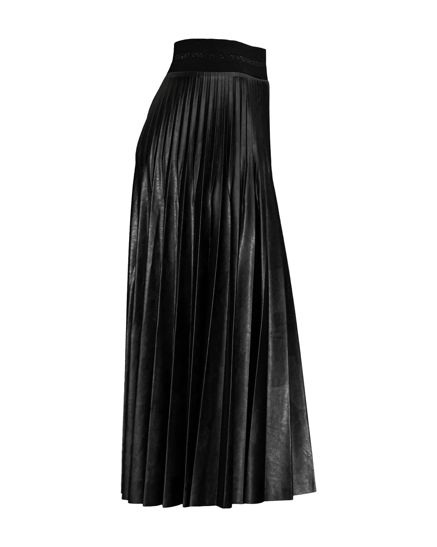 Vegan Pleated Skirt