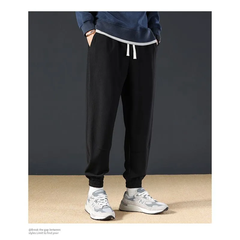 Versatile Trendy Tapered Twill Sweatpant