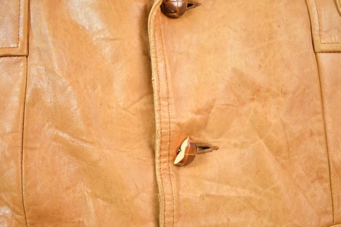 Vintage 1970s Silton Leather Blazer Jacket