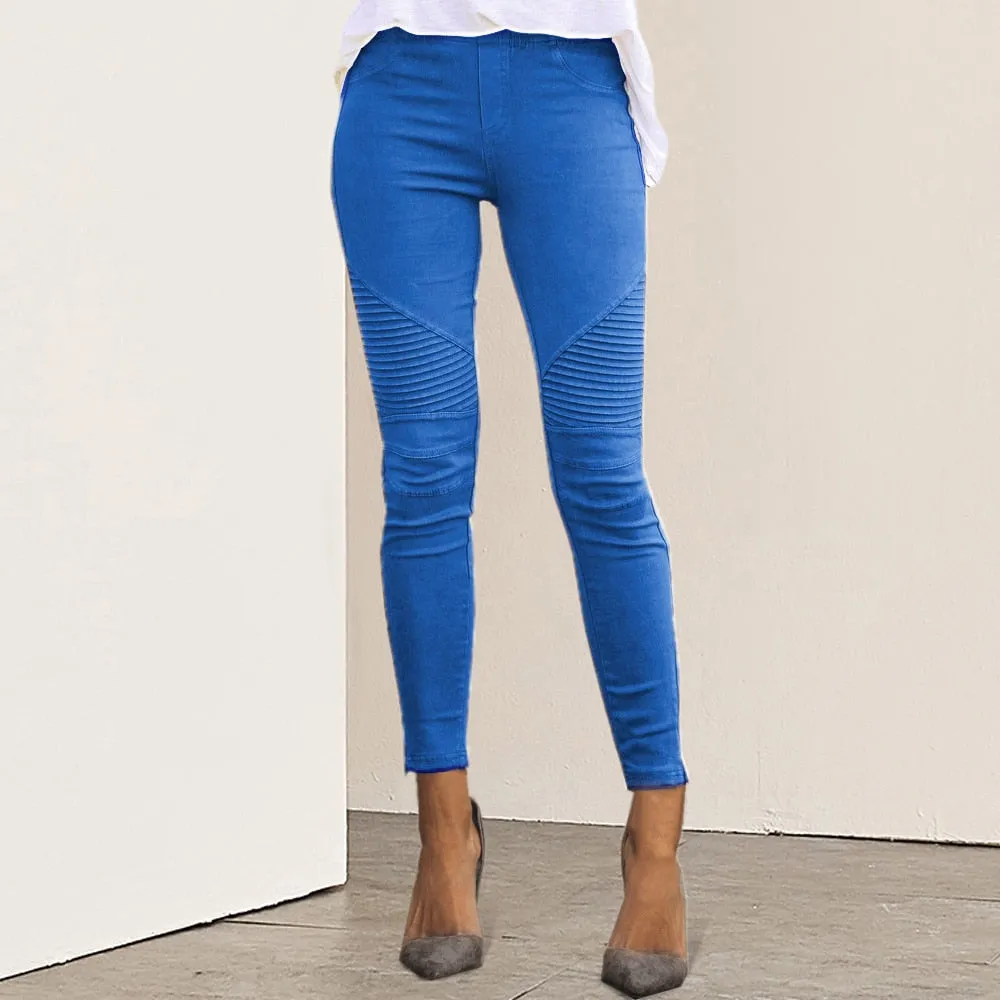 Women Pencil Slim Fit Cargo Pants