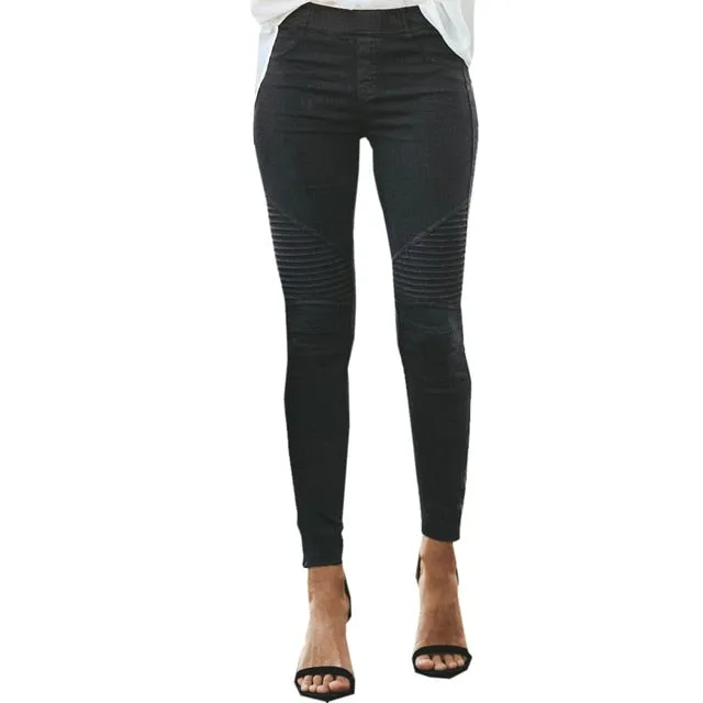 Women Pencil Slim Fit Cargo Pants