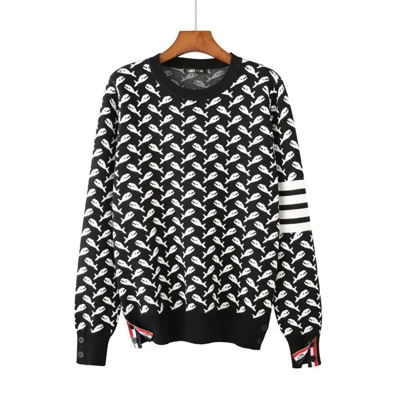 Women Pullover:  Whale-mania