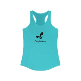 Women Slim Fit Racerback Fikafuntimes Tank Top