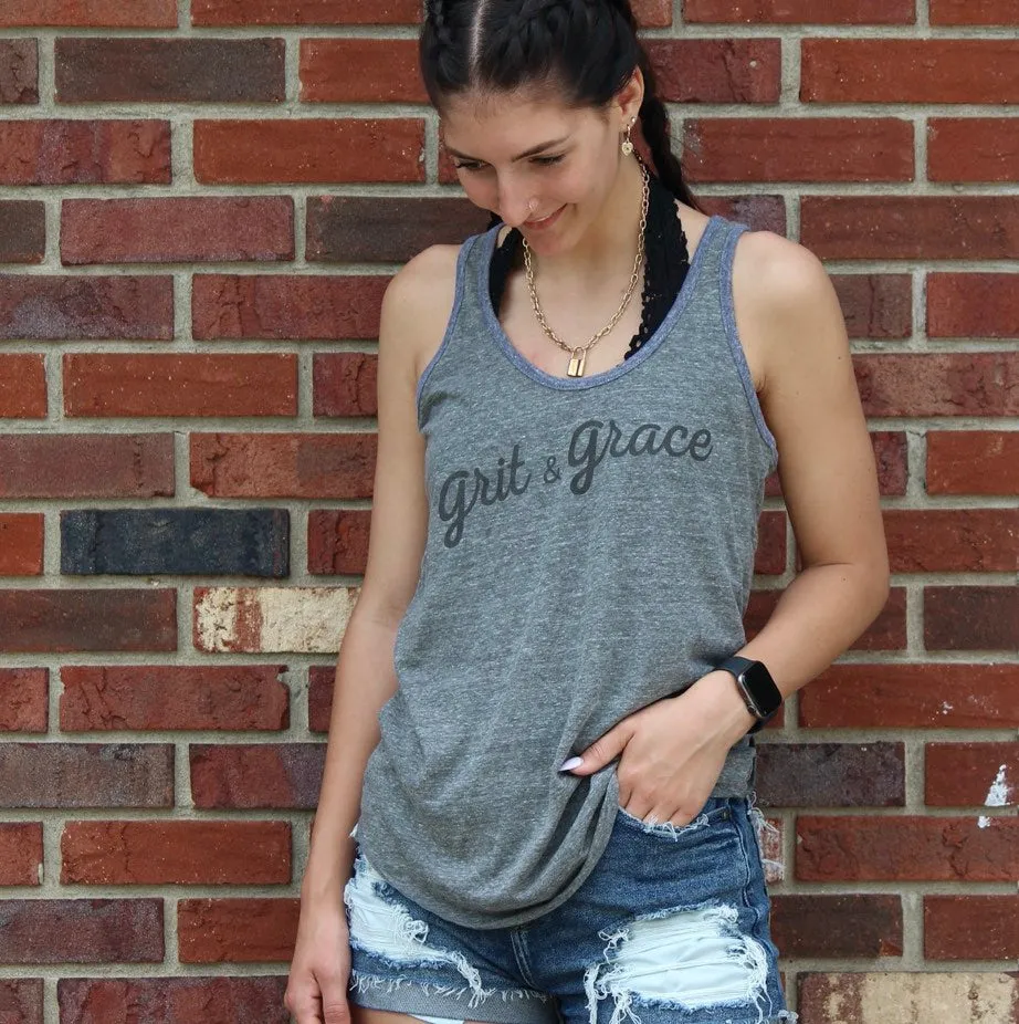 Women's Grit & Grace Racer Back Tank Top