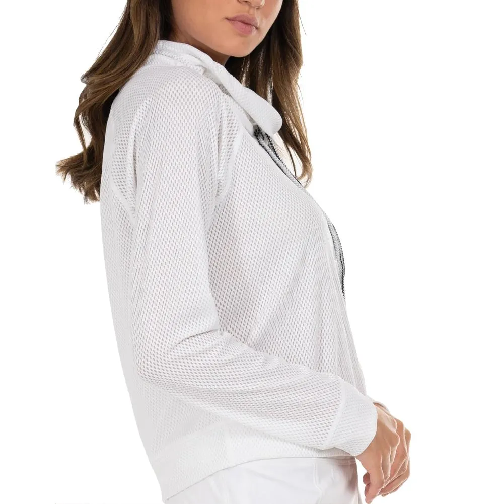 Women's High Neck Long Sleeve Tennis Pullover