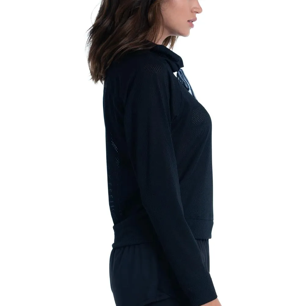 Women's High Neck Long Sleeve Tennis Pullover