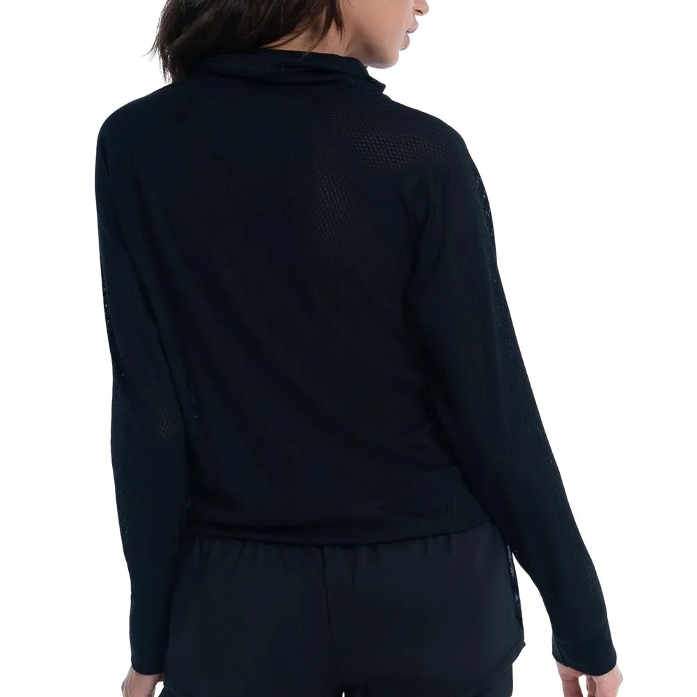 Women's High Neck Long Sleeve Tennis Pullover