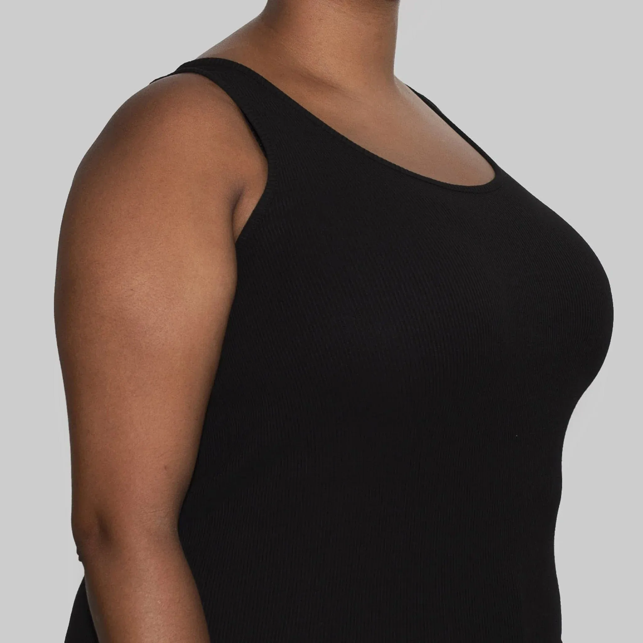 Women’s Recycled Cotton Tank Top, Black