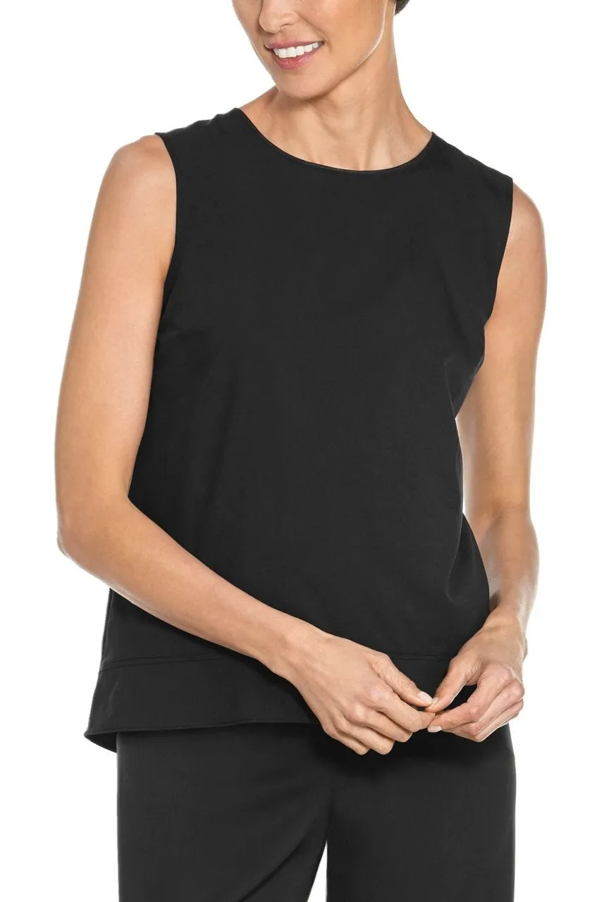 Women's St. Tropez Swing Tank Top | Black