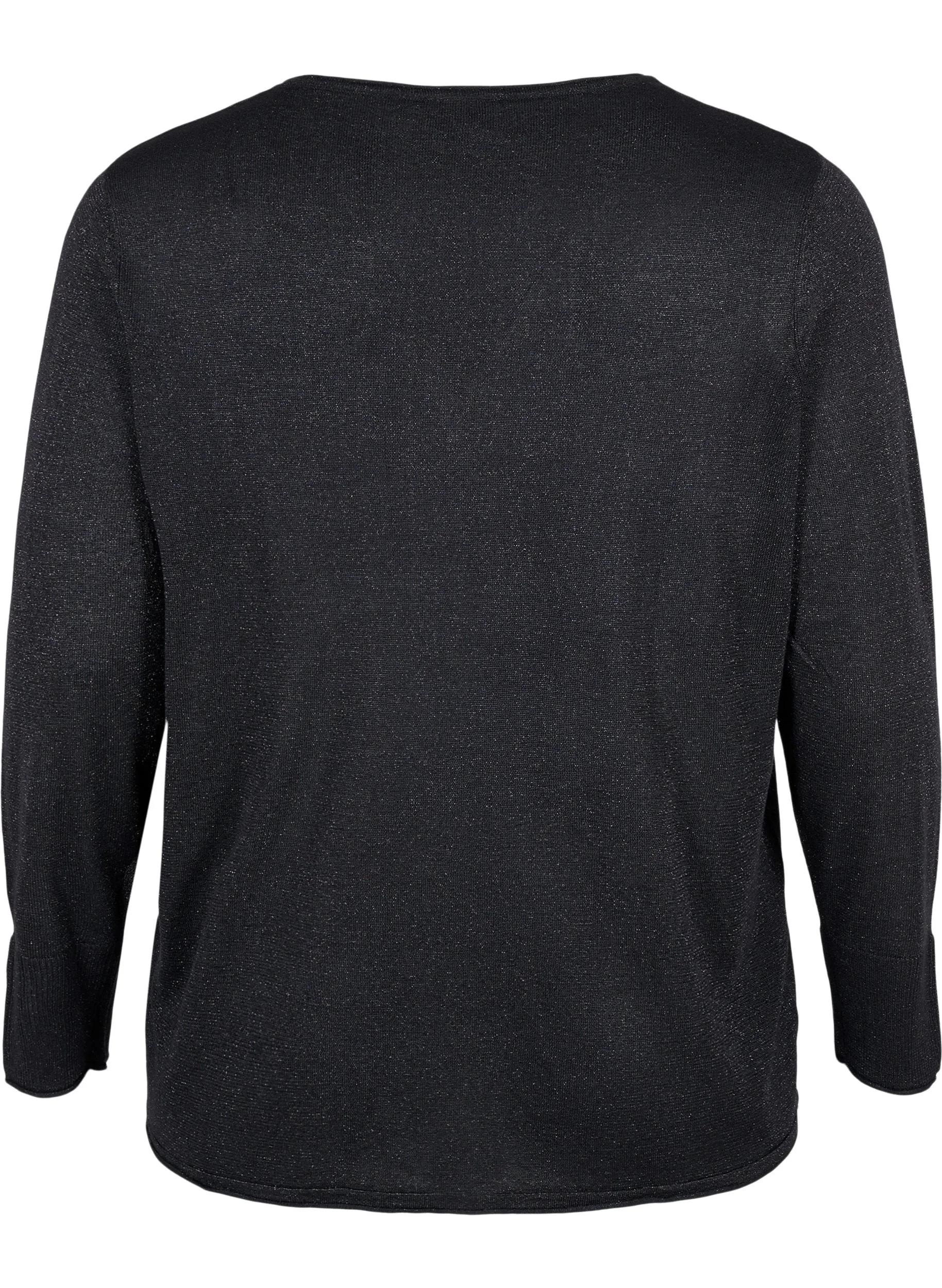 Zizzi Sparkle Pullover in Black